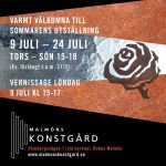 Glas möter rost - utställning Malmöns konstgård 9-24 juli 2022
