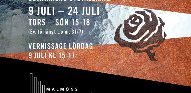 Glas möter rost - utställning Malmöns konstgård 9-24 juli 2022